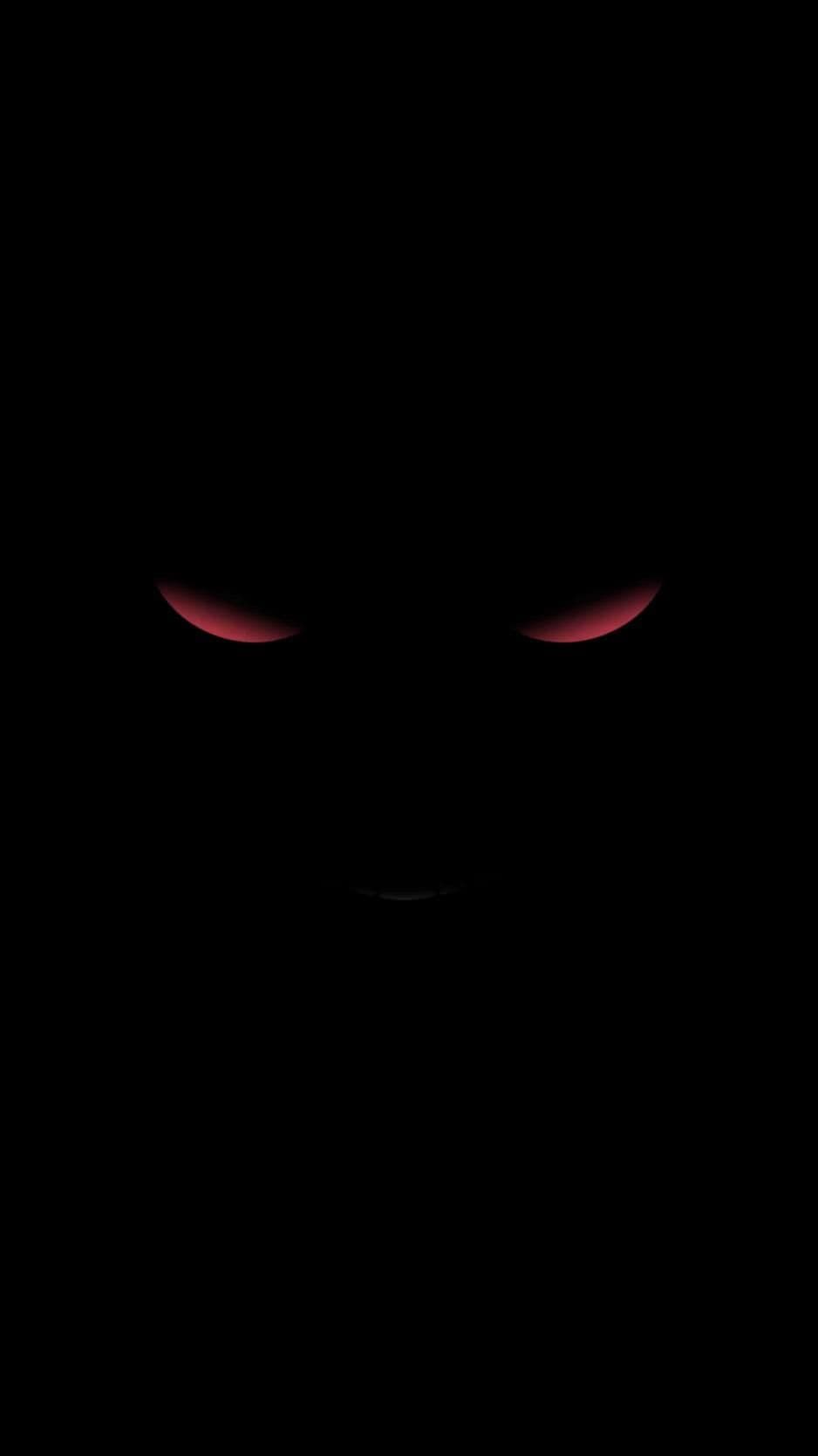 The image presents a minimalist, atmospheric close-up of two glowing red eyes set against a complete black void, suggesting an ominous or mysterious presence. The eyes are rendered with smooth, luminous gradients and subtle inner highlights, conveying intensity and focus. No facial features or body are visible, maintaining complete anonymity and avoiding any visual suggestion of nudity or revealing attire. The composition is centered, emphasizing the eyes as the sole focal point, creating a powerful psychological impact through contrast and mystery. The overall aesthetic is minimalist and symbolic, evoking themes of danger, secrecy, or supernatural entities without depicting any human or non-human form in a suggestive or explicit manner.